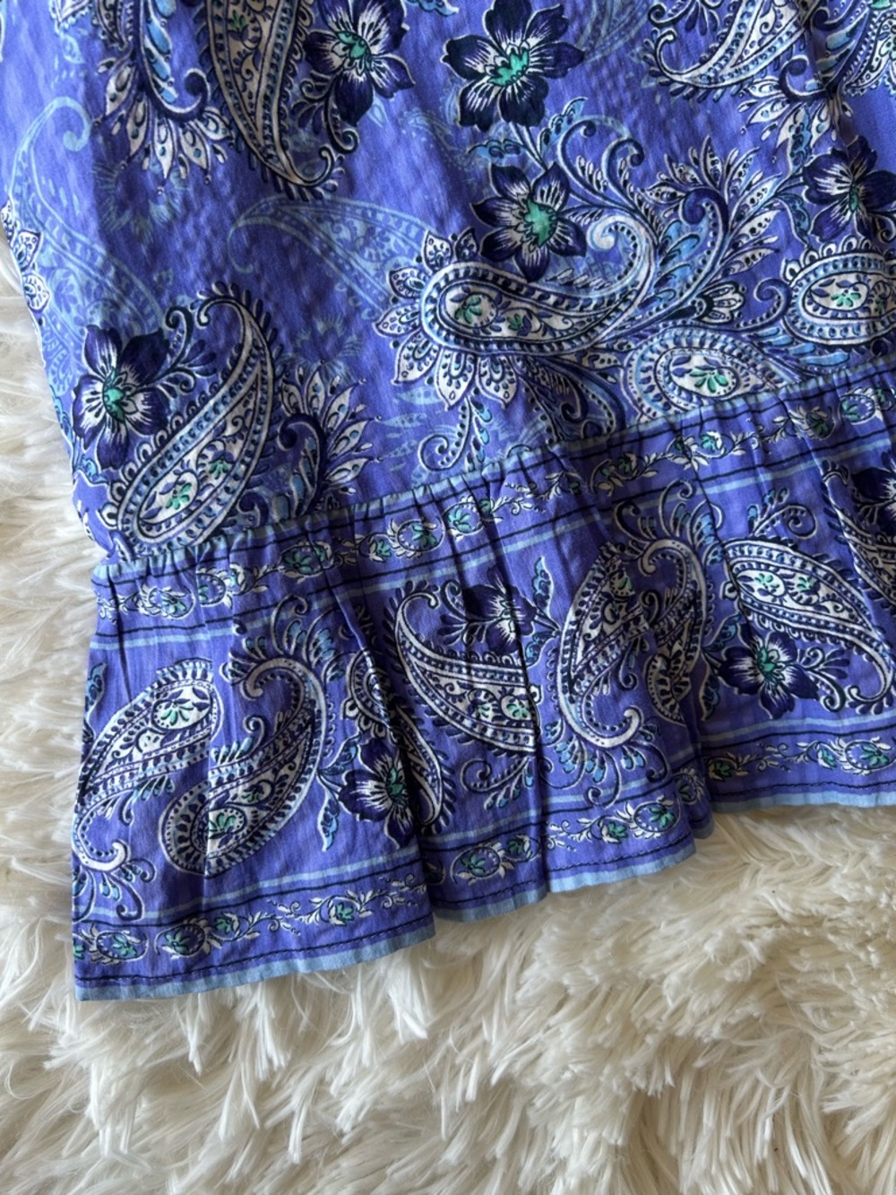 J. Jill | Paisley Short Sleeve Blouse - Picture 4 of 6